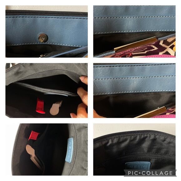 Relic Crossbody Bag Butterfly Floral Purse Geometric Imperfect - Picture 6 of 12